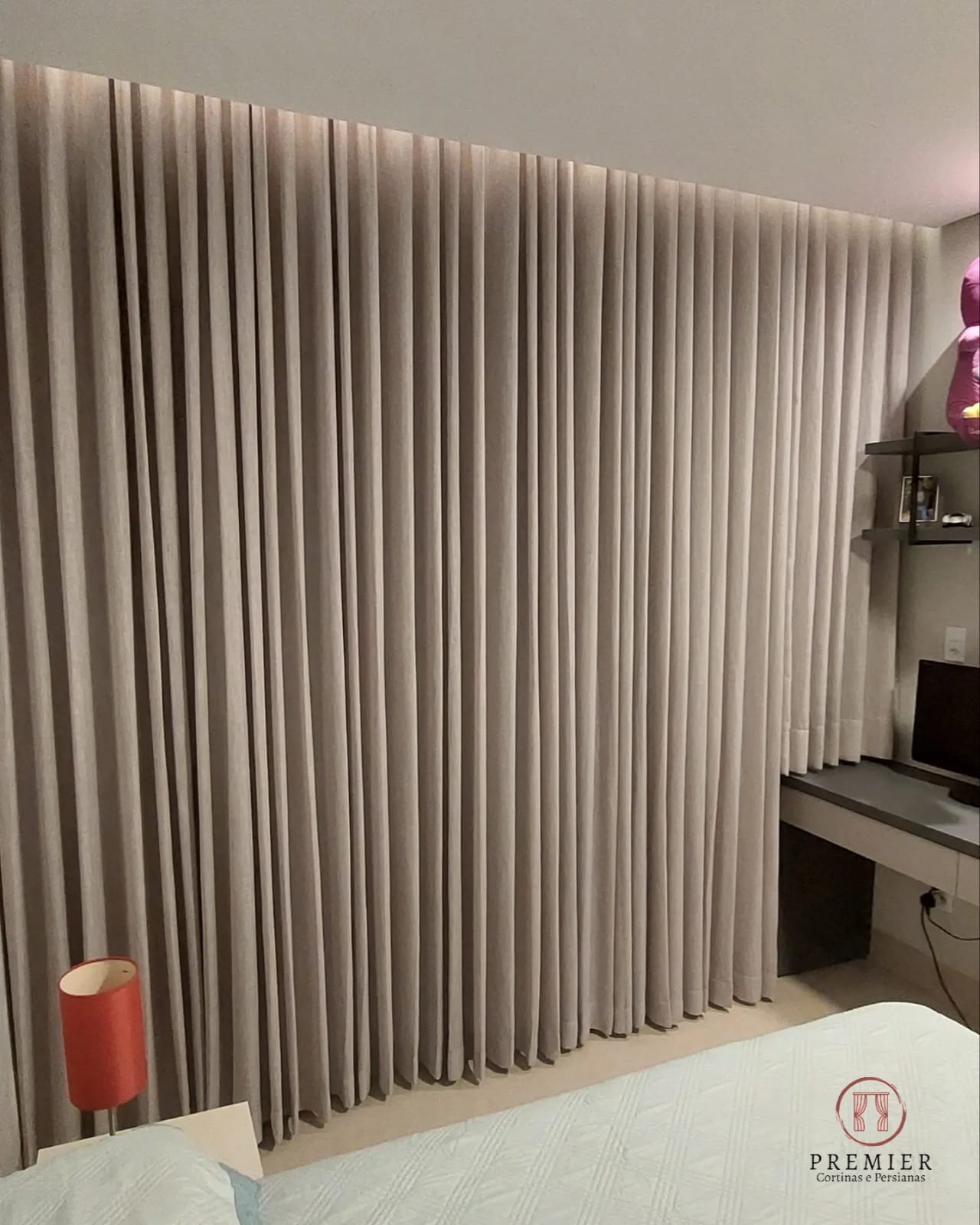 foto de ambiente com instalação feita pela Premier Cortinas