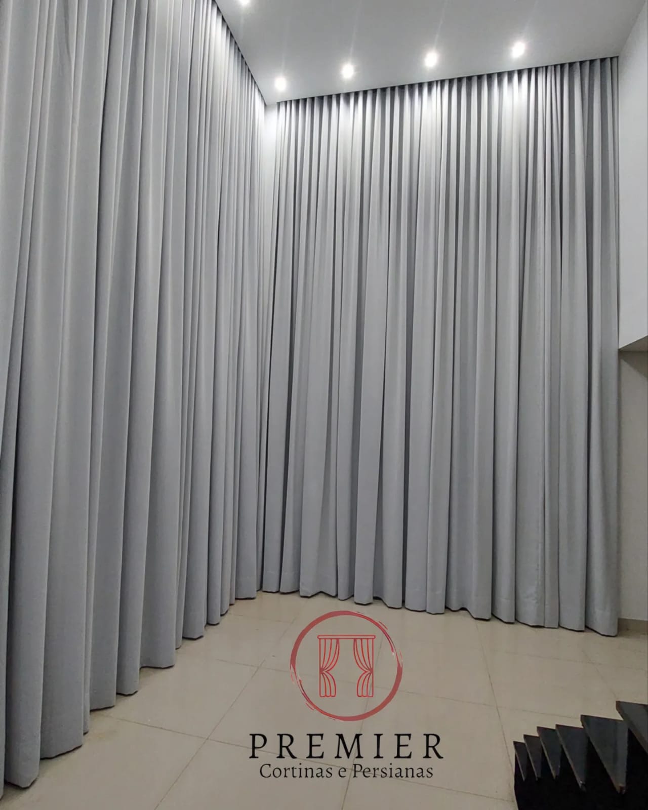 foto de ambiente com instalação feita pela Premier Cortinas