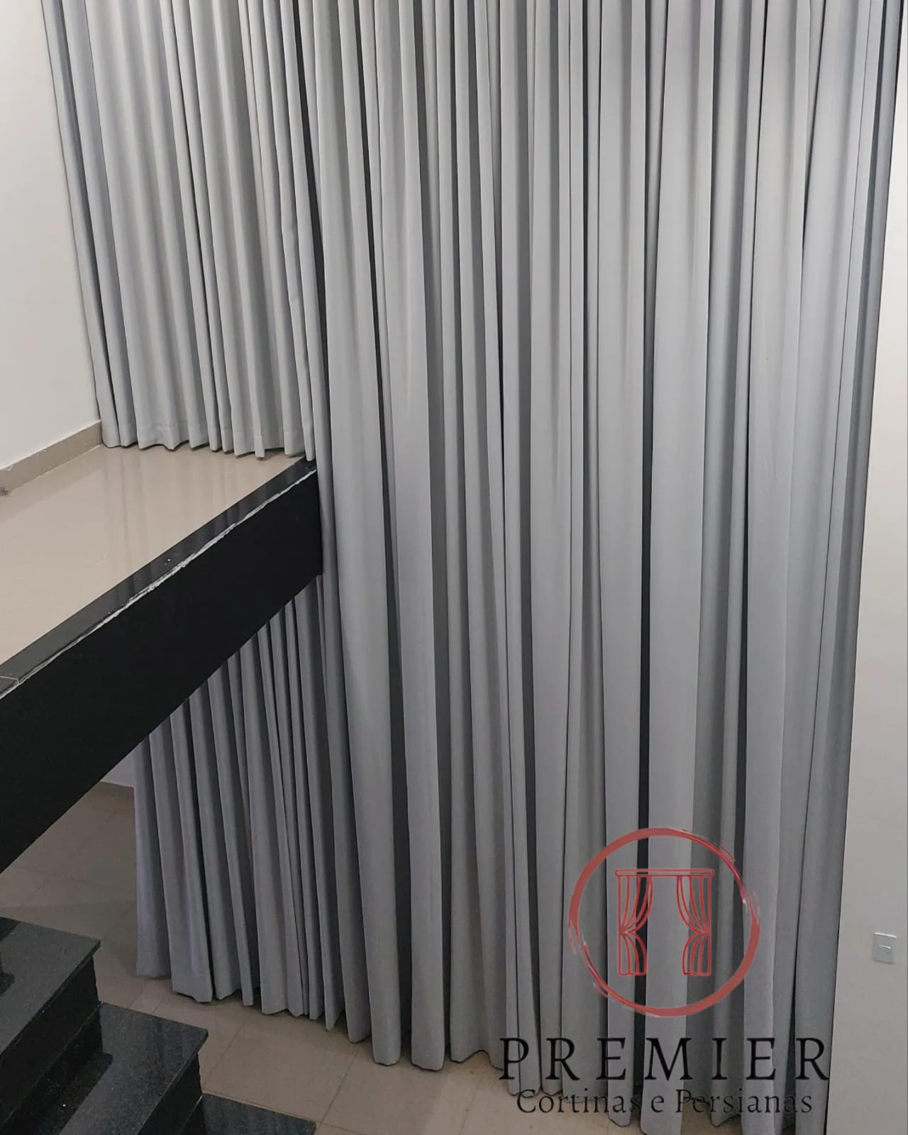 foto de ambiente com instalação feita pela Premier Cortinas