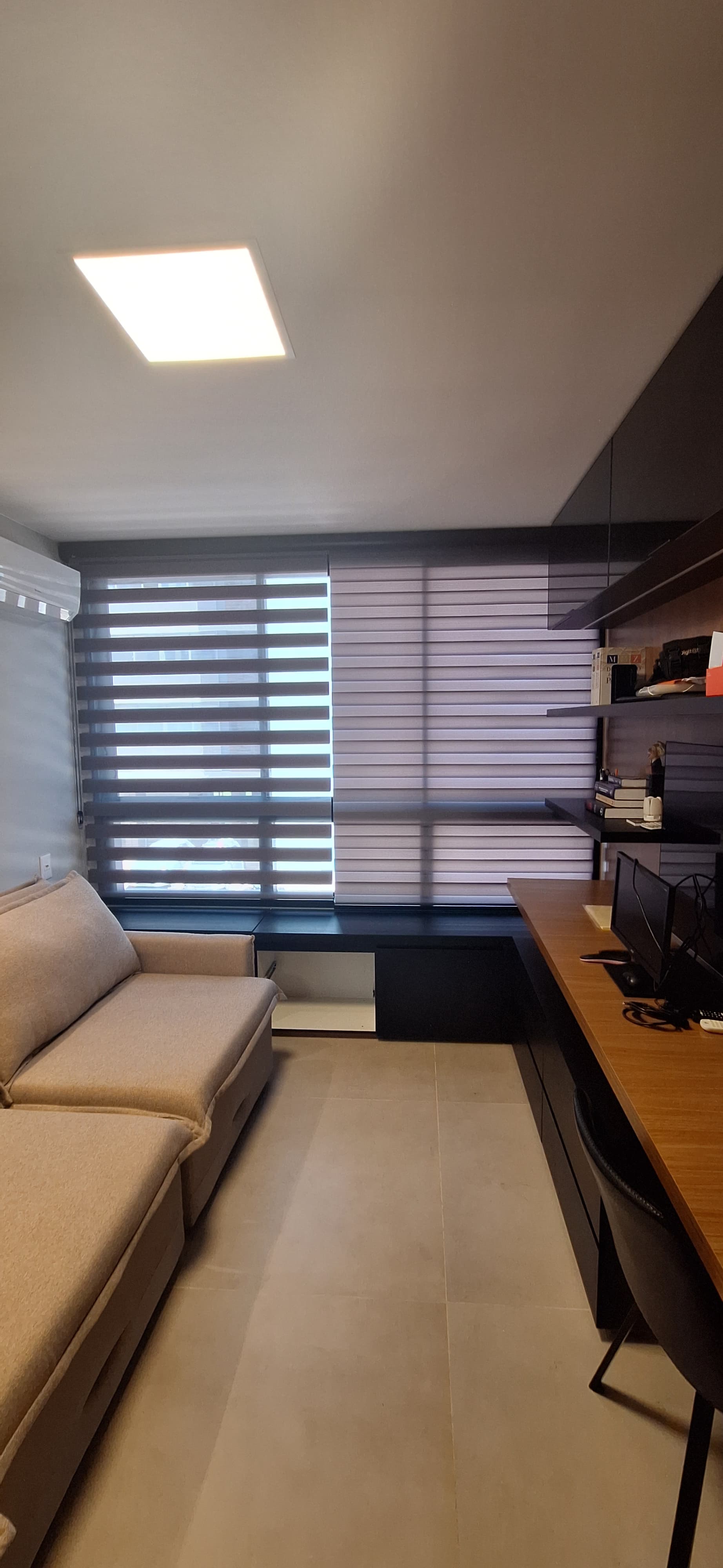 foto de ambiente com instalação feita pela Premier Cortinas