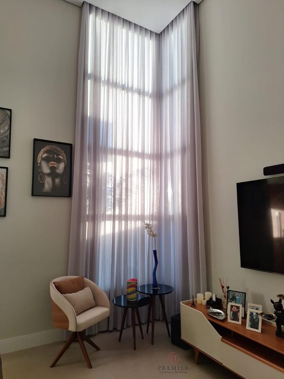 foto de ambiente com instalação feita pela Premier Cortinas